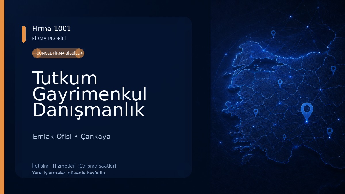 Tutkum Gayrimenkul Danışmanlık Emlak İnşaat Otomotiv