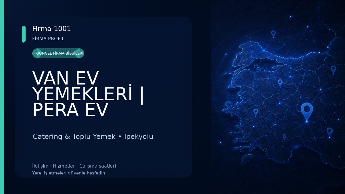 VAN EV YEMEKLERİ | PERA EV YEMEKLERİ