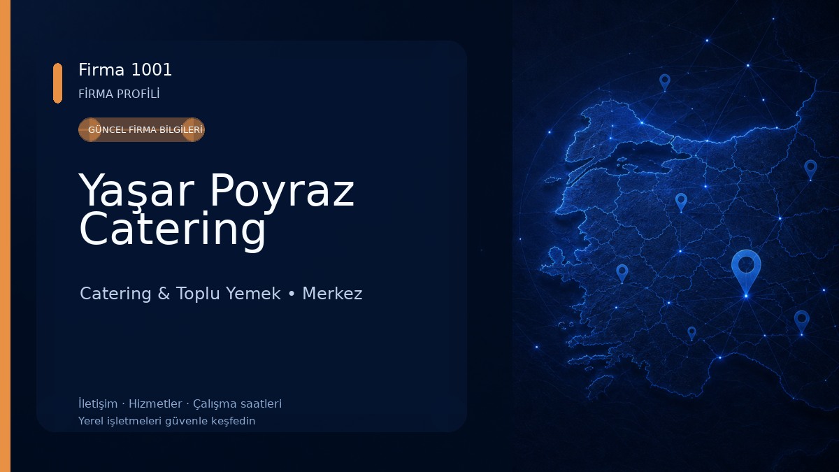 Yaşar Poyraz Catering
