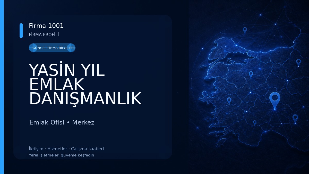 YASİN YIL EMLAK DANIŞMANLIK