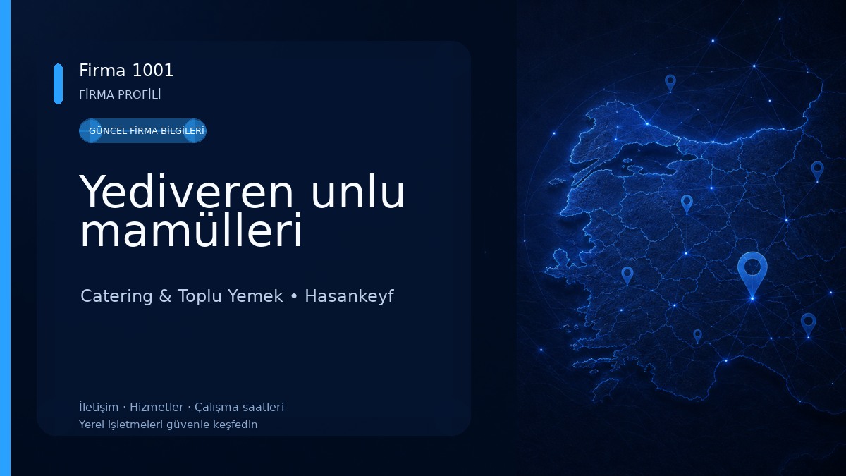 Yediveren unlu mamülleri