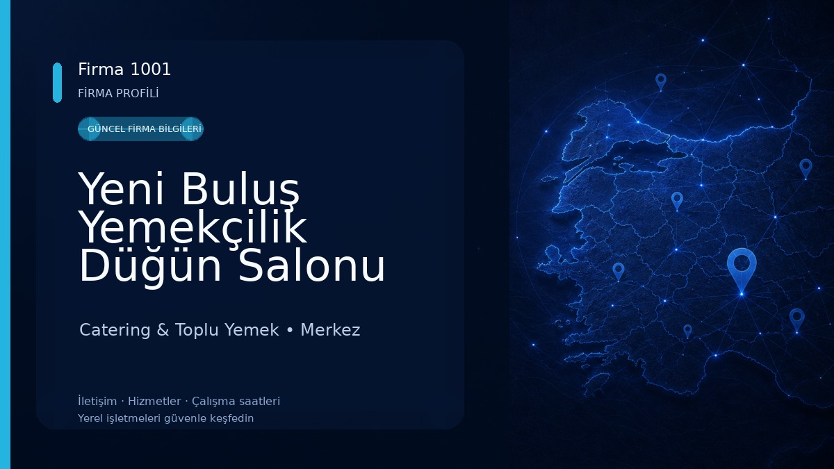 Yeni Buluş Yemekçilik Düğün Salonu
