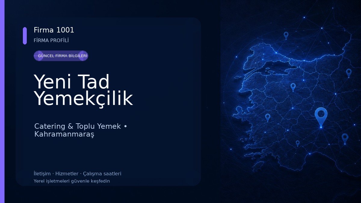 Yeni Tad Yemekçilik