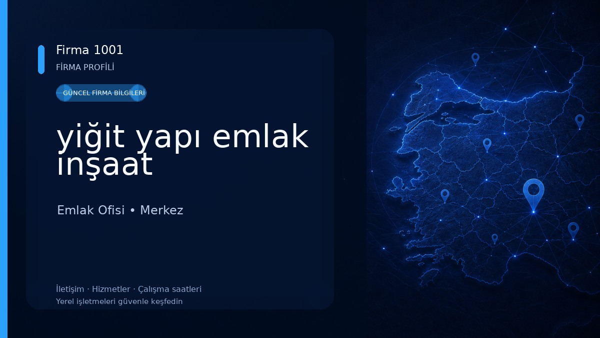 yiğit yapı emlak inşaat