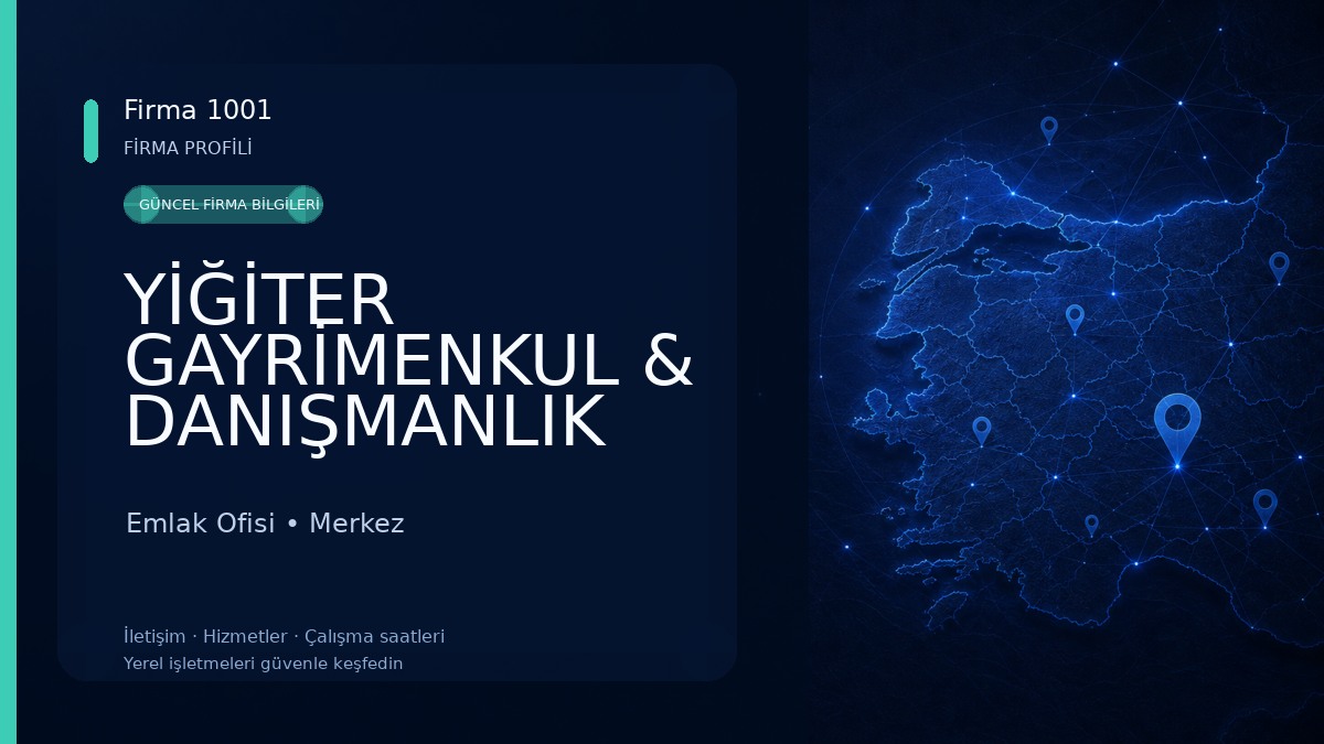 YİĞİTER GAYRİMENKUL & DANIŞMANLIK