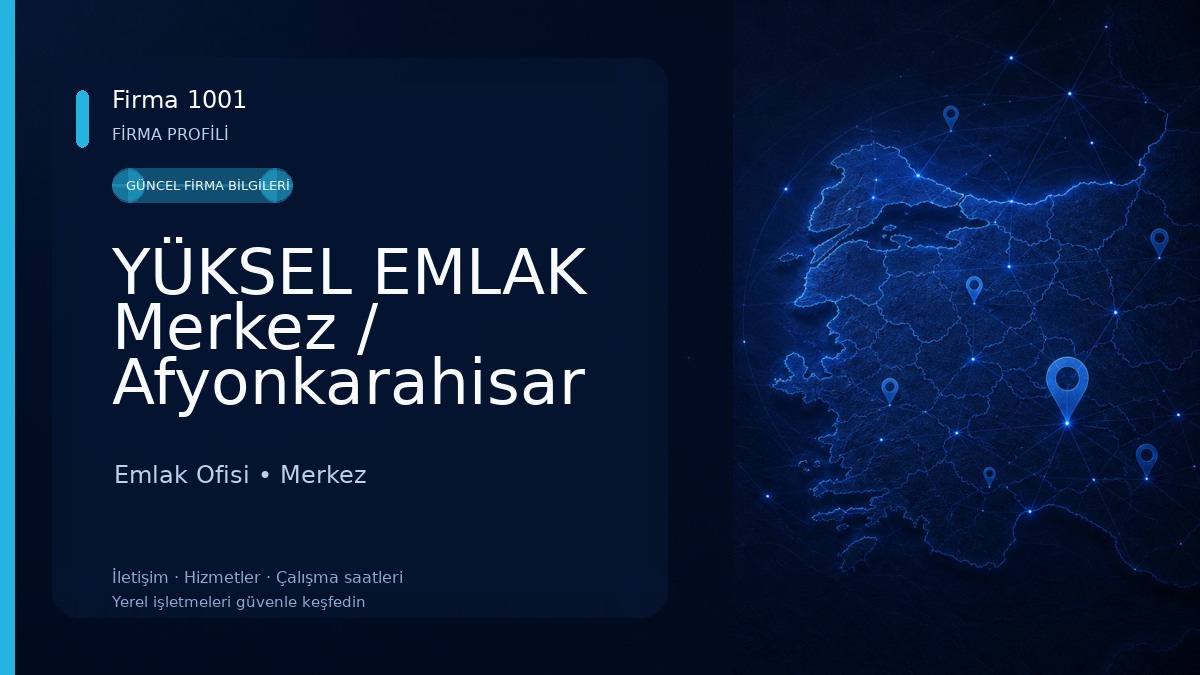 YÜKSEL EMLAK Merkez / Afyonkarahisar