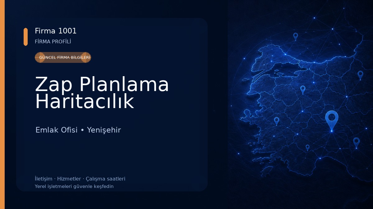 Zap Planlama Haritacılık