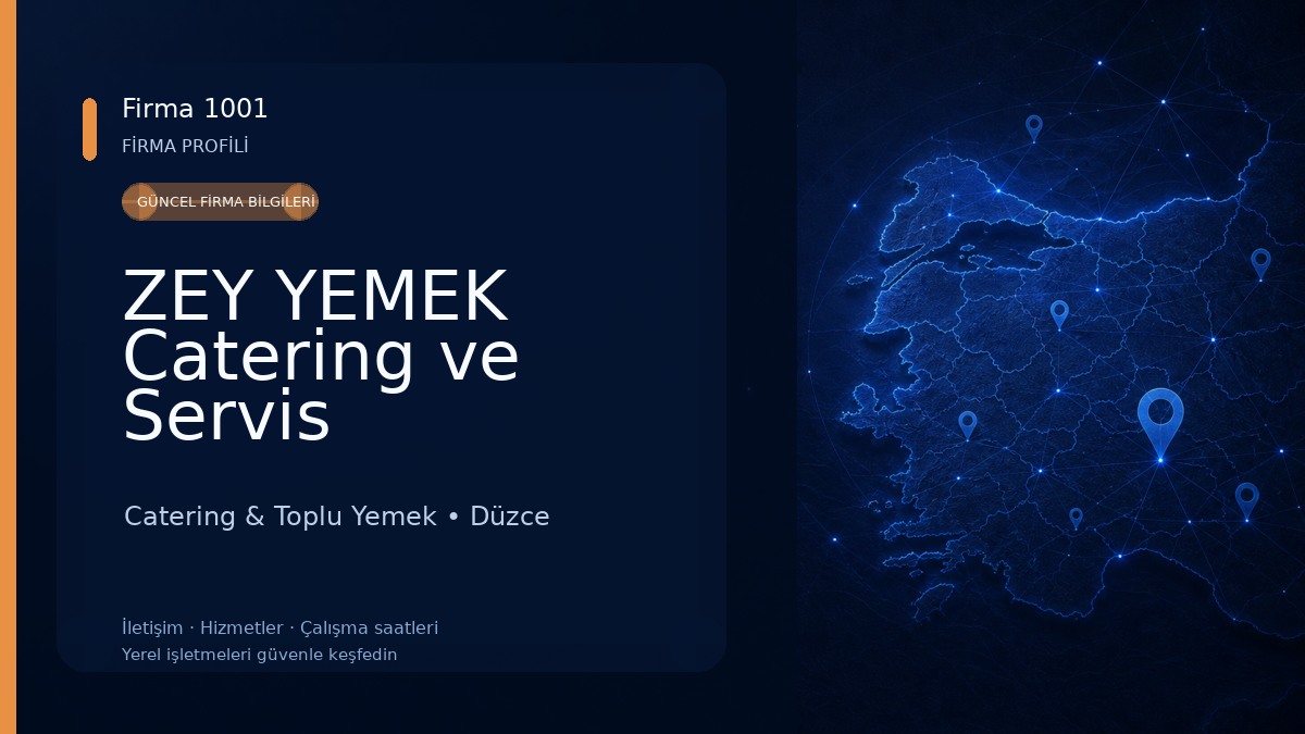 ZEY YEMEK Catering ve Servis Hizmetleri